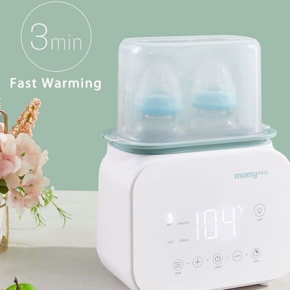 Baby Bottle Warmer, Fast Bottle Warmer 7-in-1 Food Heater&Defrost with LCD - Picture 3 of 7